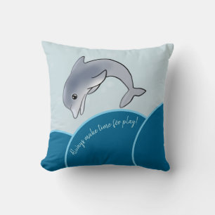 Coussin KiniArt Dauphin Océan