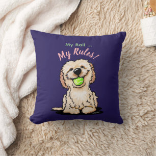 Coussin KiniArt Goldendoodle MON BALL
