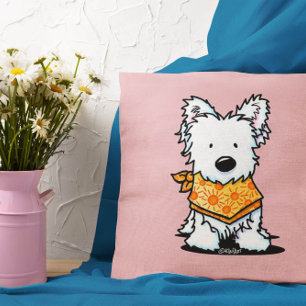 Coussin KiniArt Sunshine Westie