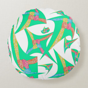 Coussin Kites of Connection, Coussin Rond