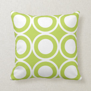 Coussin Kiwi de trellis de cercle