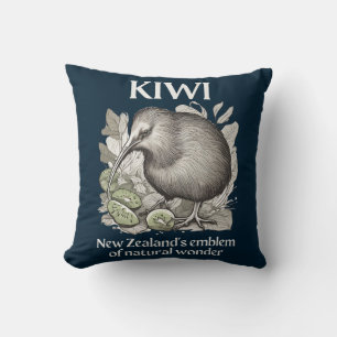 Coussin Kiwi : L'Emblème de la Merveille Naturelle de la N
