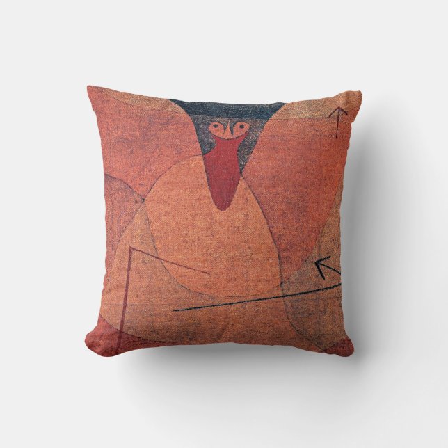 Coussin Klee - Évolution aviatique (Recto)