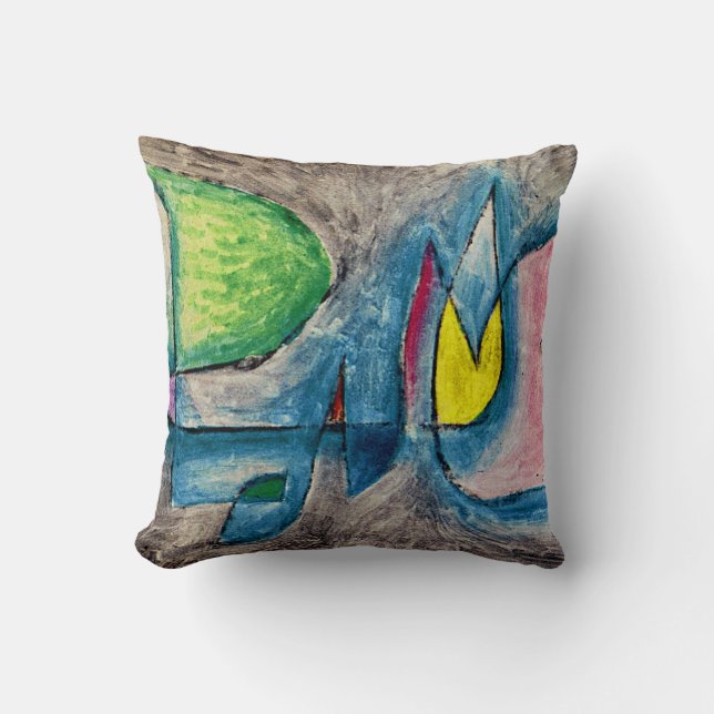 Coussin Klee - Groupe d'arbres (Recto)