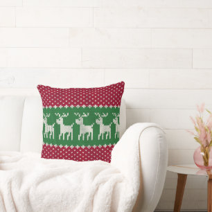 Coussin Knit de vacances n° 01