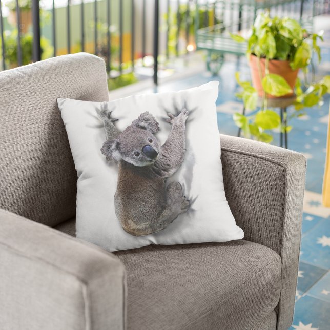 Coussin Koala Hang Sur Le Dos Cute Ours Australie Animal (Créateur téléchargé)