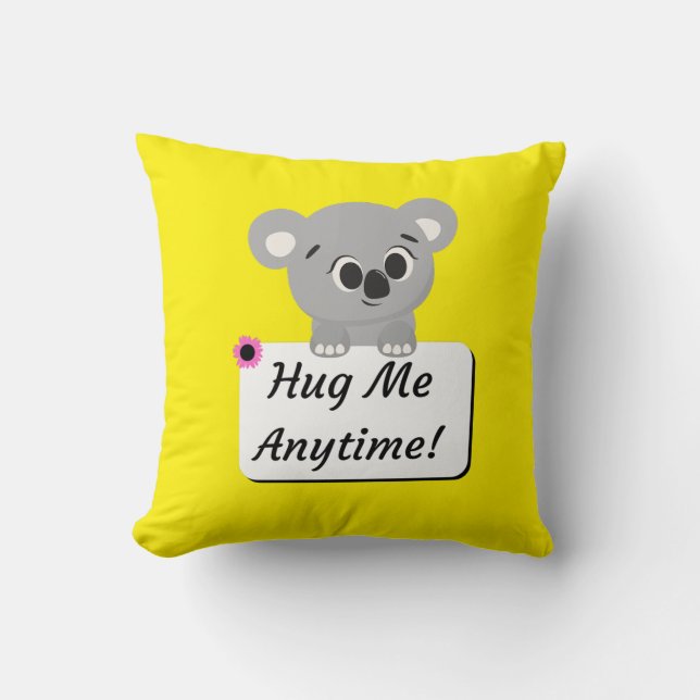 Coussin Koala Mieux M'Enlacer (Recto)