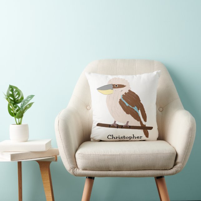 Coussin Kookaburra Design Personalised (Chaise)