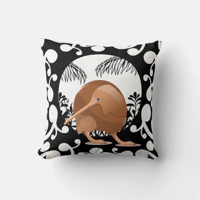 Coussin Koru Kiwi (Recto)