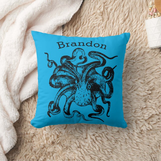 Coussin Kraken personnalisé (Couverture)