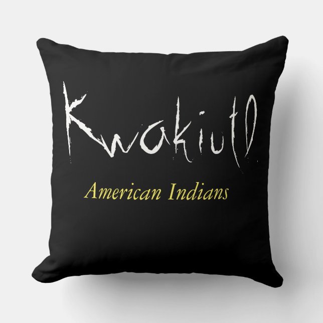 Coussin Kwakiutl American Indians Trier T-Shirt (Recto)