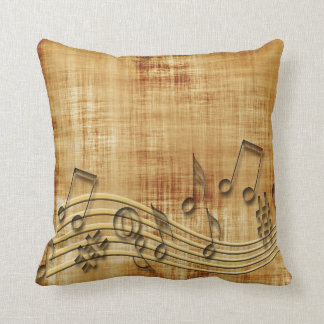 Coussin La belle musique note le carreau
