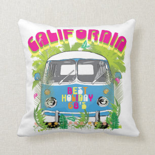 Coussin La Californie surfant Van