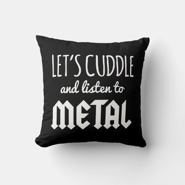 Coussin La caresse écoutent la citation de musique en (Recto)