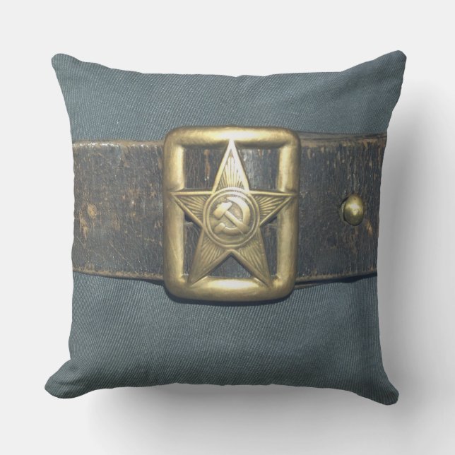 Coussin La CEINTURE de l'OFFICIER de l'armée rouge du RSF (Recto)
