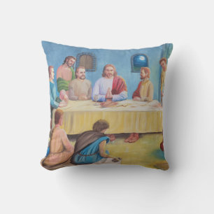 Coussin La Cène : Jésus et les disciples