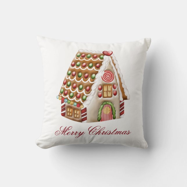 Coussin La Chambre de pain d'épice personnalisent (Recto)