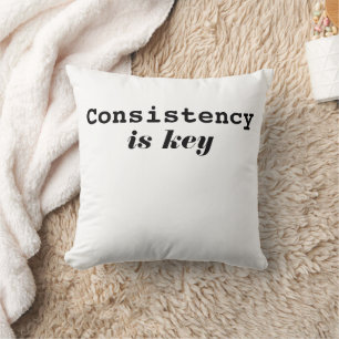 Coussin La cohérence moderne est la clé de la typographie