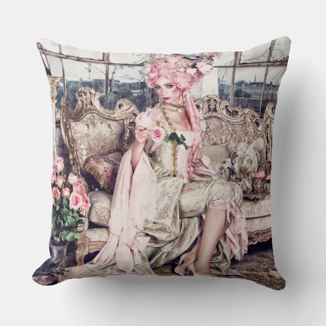 Coussin La collection de Roses de Virginie, Pink Lady  (Recto)