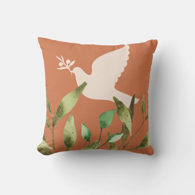 Coussin La colombe et la branche de l'olivier (Recto)
