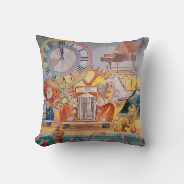 Coussin La compagnie de deux… (Recto)