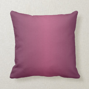 Coussin La couleur Ombre de baie de mûre de prune se