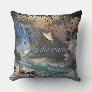 Coussin La dame dans l'eau
