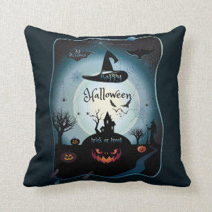 Coussin La décoration d'Halloween ou le monstre des tiques