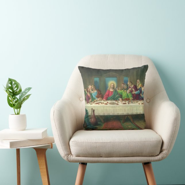 Coussin La Dernière Cène Originaire de Léonard de Vinci (Chaise)