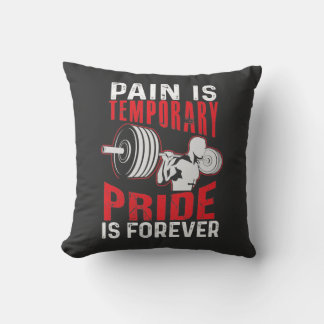 Coussin La Douleur Est Temporaire La Fierté Est Éternelle 