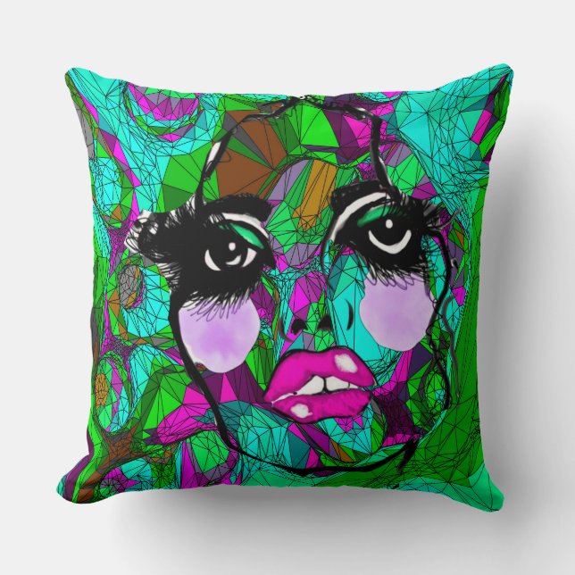 Coussin La Face Pillow (Recto)