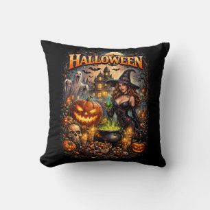 Coussin La fête nocturne de la sorcière