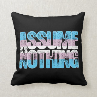 Coussin La fierté de transsexuel n'assument rien