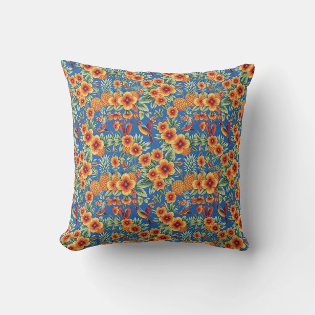 Coussin La flore et la faune de la Maiolica italienne (Recto)