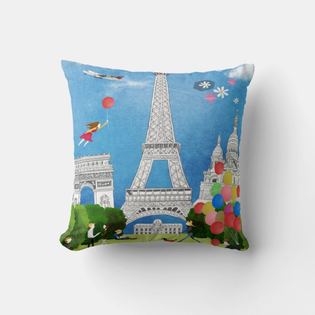 Coussin La France colorée (Recto)