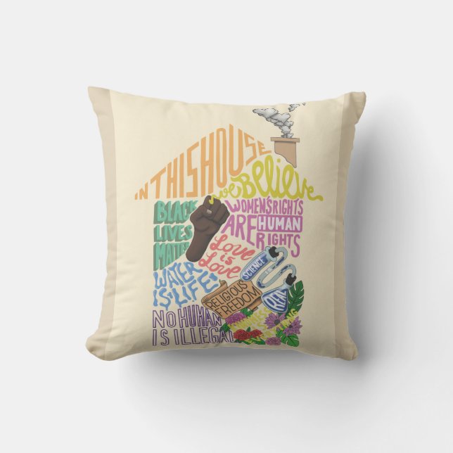 Coussin La gentillesse de Kenji Kimura est tout carreau (Recto)