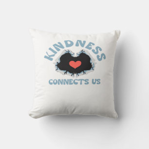 Coussin La gentillesse nous connecte classique