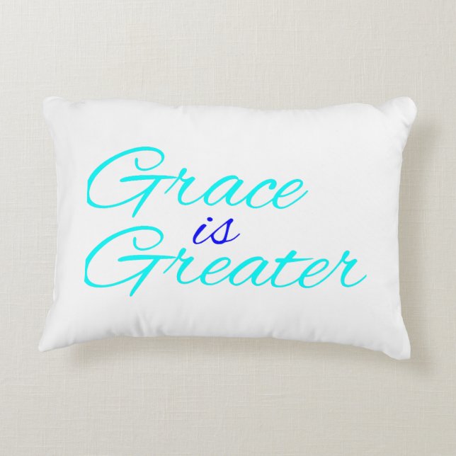 Coussin - La grâce est plus grande (Dos)