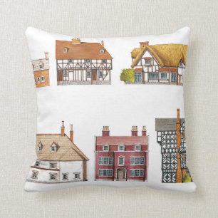 Coussin La Grande-Bretagne. Maisons de campagne