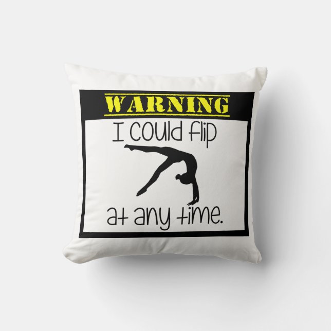 Coussin La gymnastique I a pu renverser à tout moment le (Recto)