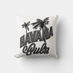 Coussin La Havane Cuba l'art vintage.