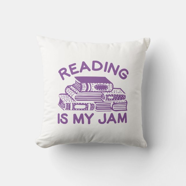 Coussin La lecture est ma passion (Recto)