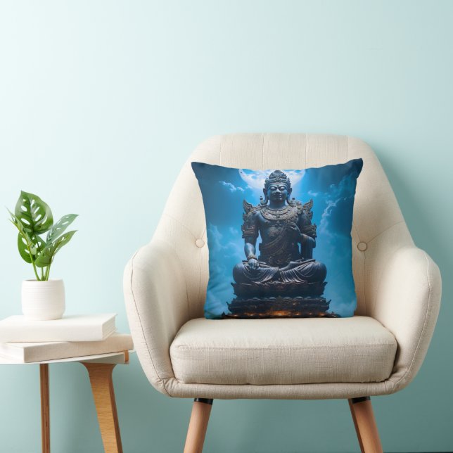 Coussin La lumière de la pleine lune du Bouddha (Chaise)