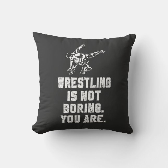Coussin La lutte n'est pas ennuyeuse (Recto)