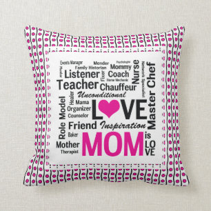 Coussin La maman est cadeau du jour de mère d'amour pour