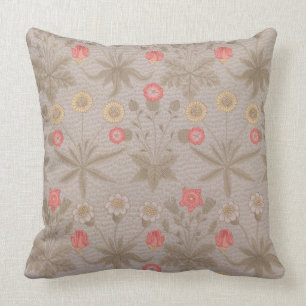 Coussin La "marguerite", le premier papier peint a conçu