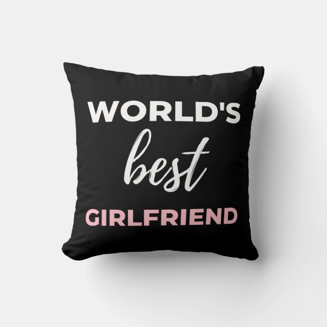 Coussin La meilleure amie du monde (Recto)