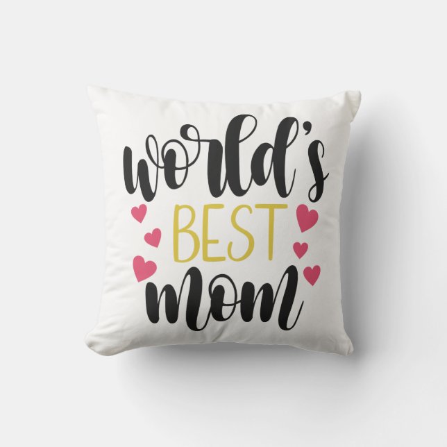 Coussin La meilleure fête des mères de maman au monde| Lan (Recto)
