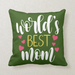Coussin La meilleure fête des mères de maman au monde  Lan