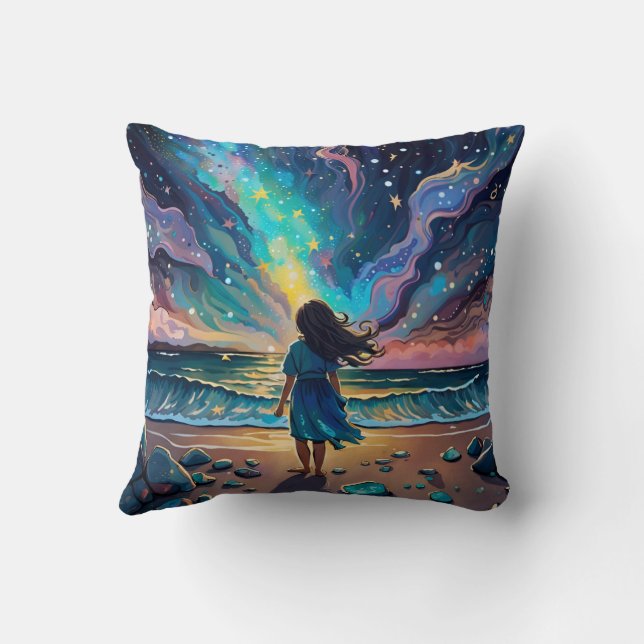 Coussin La mer et les étoiles (Verso)